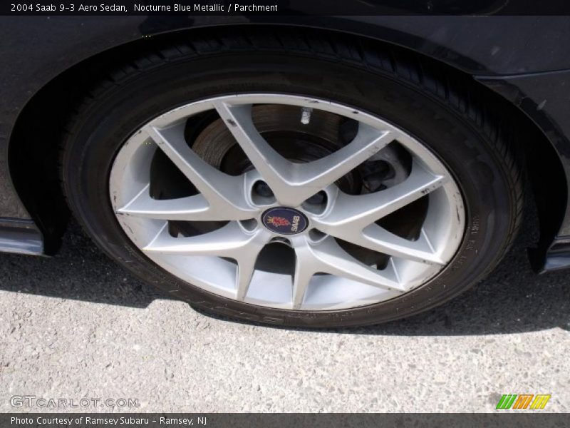 Nocturne Blue Metallic / Parchment 2004 Saab 9-3 Aero Sedan