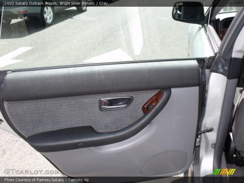 Bright Silver Metallic / Gray 2003 Subaru Outback Wagon