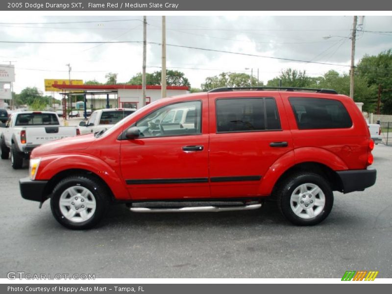 Flame Red / Medium Slate Gray 2005 Dodge Durango SXT