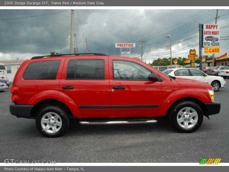 Flame Red / Medium Slate Gray 2005 Dodge Durango SXT
