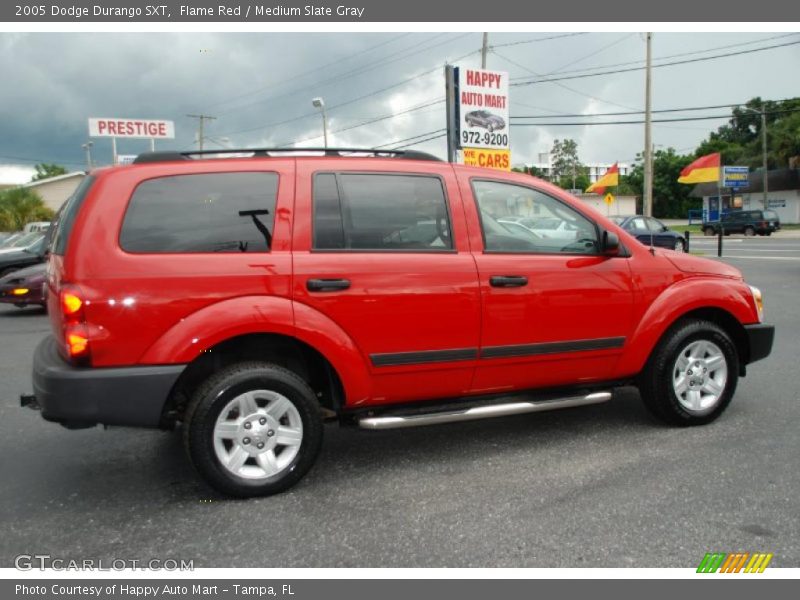 Flame Red / Medium Slate Gray 2005 Dodge Durango SXT