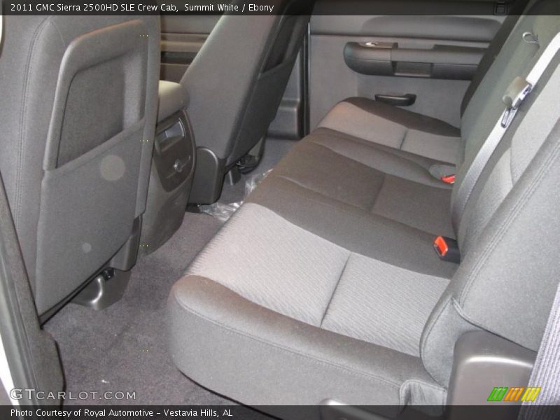 Summit White / Ebony 2011 GMC Sierra 2500HD SLE Crew Cab
