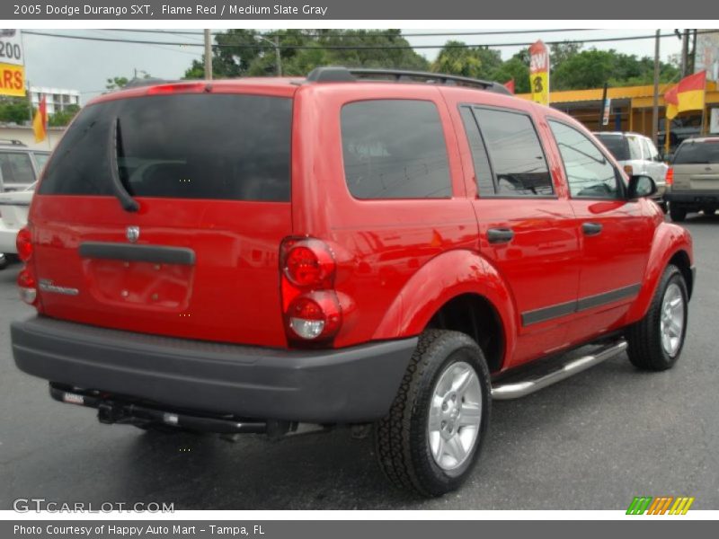 Flame Red / Medium Slate Gray 2005 Dodge Durango SXT