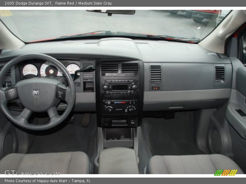 Flame Red / Medium Slate Gray 2005 Dodge Durango SXT