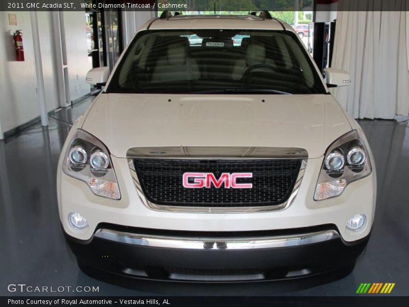 White Diamond Tintcoat / Cashmere 2011 GMC Acadia SLT