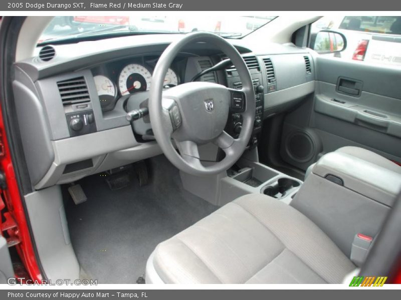 Flame Red / Medium Slate Gray 2005 Dodge Durango SXT