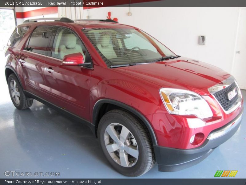 Red Jewel Tintcoat / Cashmere 2011 GMC Acadia SLT