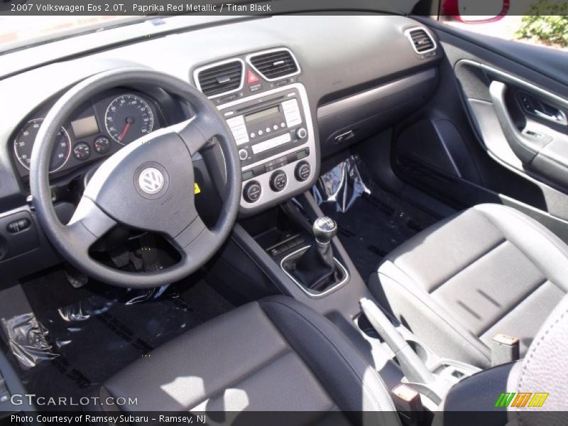 Paprika Red Metallic / Titan Black 2007 Volkswagen Eos 2.0T