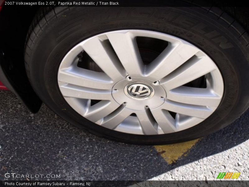 Paprika Red Metallic / Titan Black 2007 Volkswagen Eos 2.0T