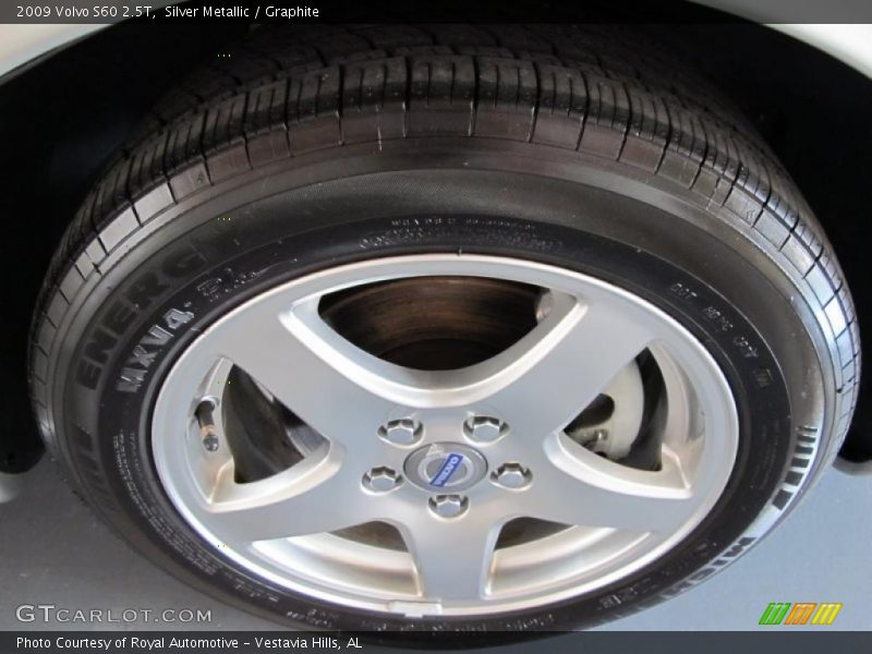 Silver Metallic / Graphite 2009 Volvo S60 2.5T
