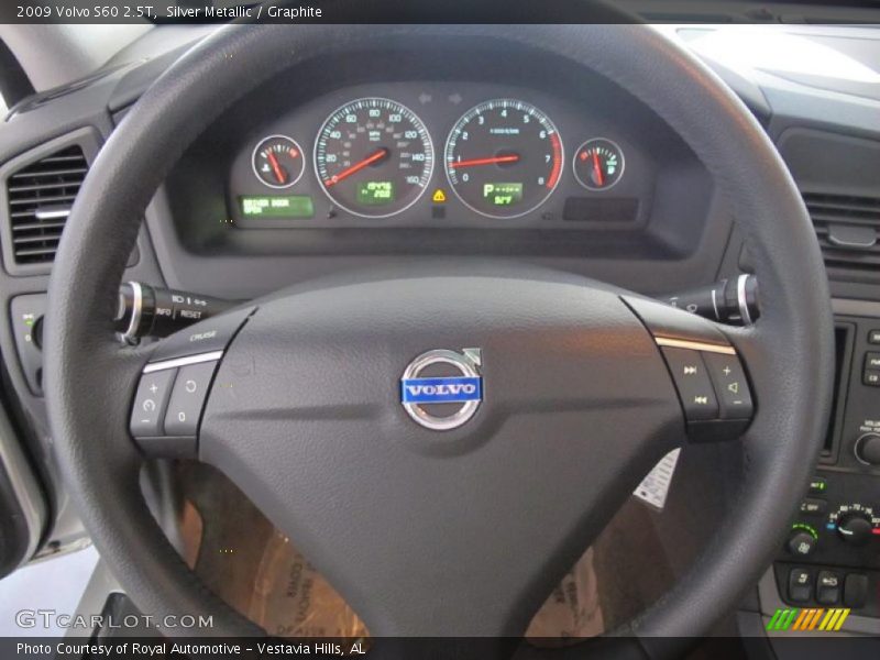Silver Metallic / Graphite 2009 Volvo S60 2.5T