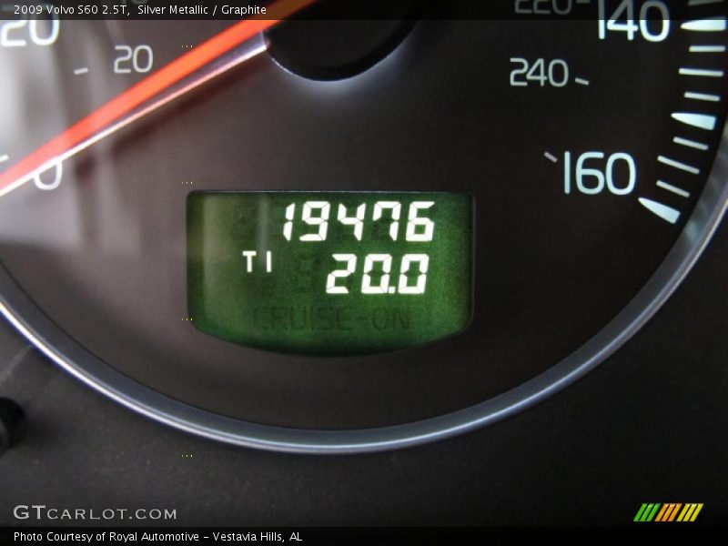 Silver Metallic / Graphite 2009 Volvo S60 2.5T