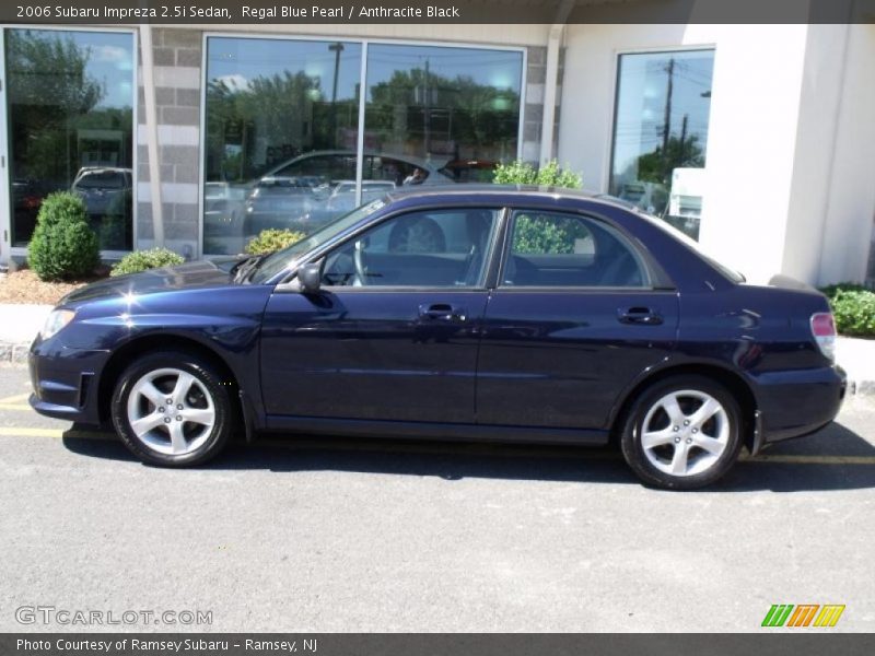 Regal Blue Pearl / Anthracite Black 2006 Subaru Impreza 2.5i Sedan