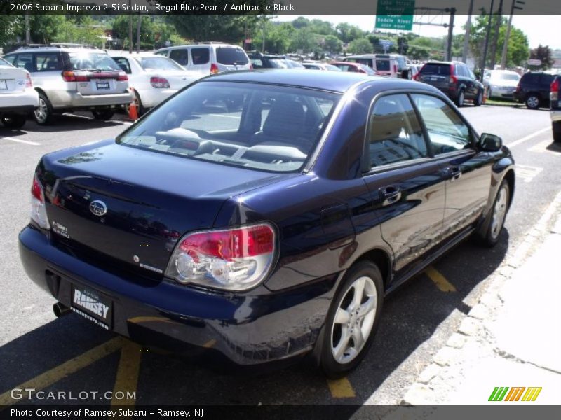 Regal Blue Pearl / Anthracite Black 2006 Subaru Impreza 2.5i Sedan