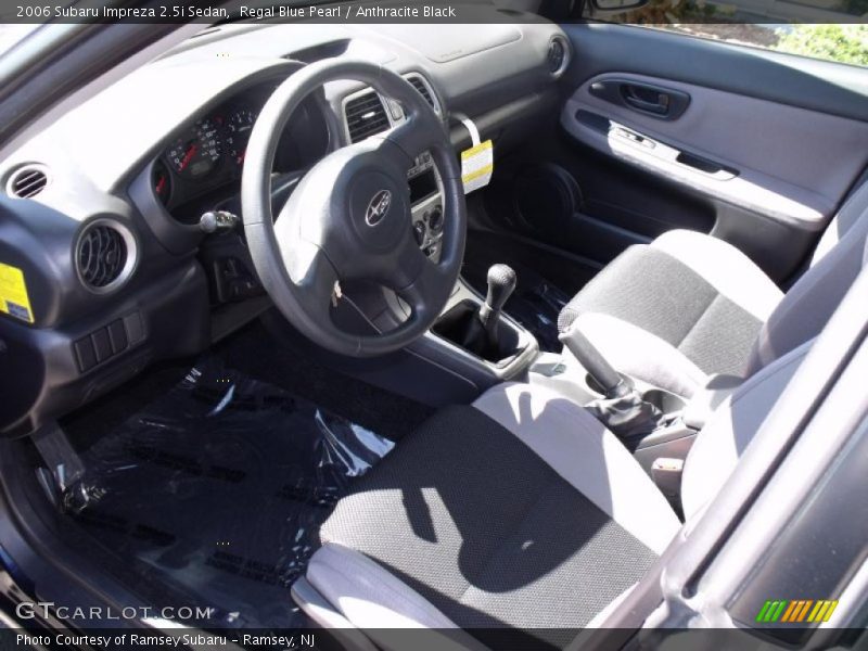 Regal Blue Pearl / Anthracite Black 2006 Subaru Impreza 2.5i Sedan