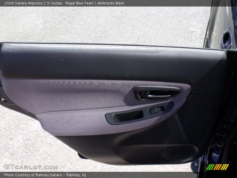 Regal Blue Pearl / Anthracite Black 2006 Subaru Impreza 2.5i Sedan