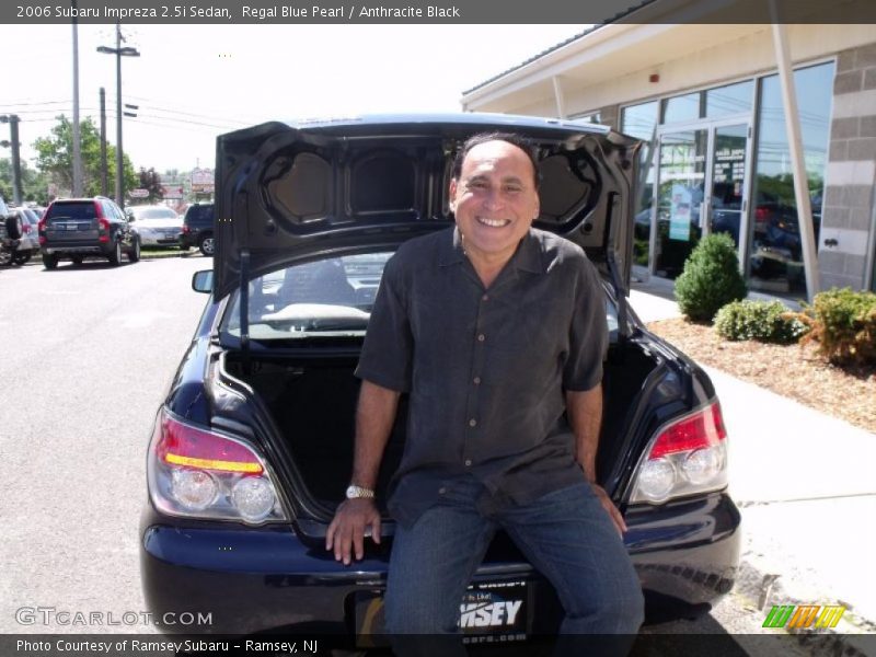 Regal Blue Pearl / Anthracite Black 2006 Subaru Impreza 2.5i Sedan