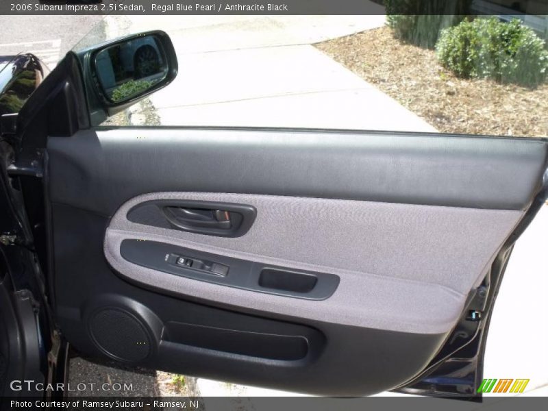 Regal Blue Pearl / Anthracite Black 2006 Subaru Impreza 2.5i Sedan