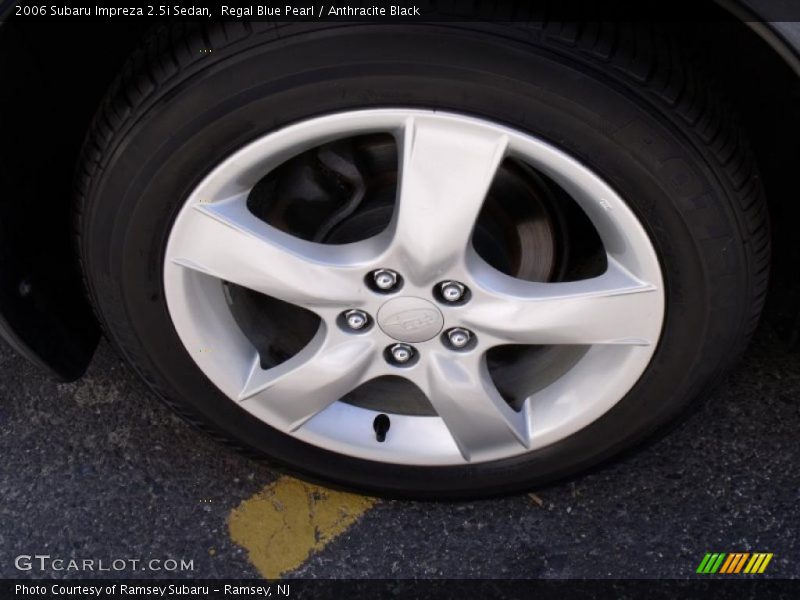 Regal Blue Pearl / Anthracite Black 2006 Subaru Impreza 2.5i Sedan