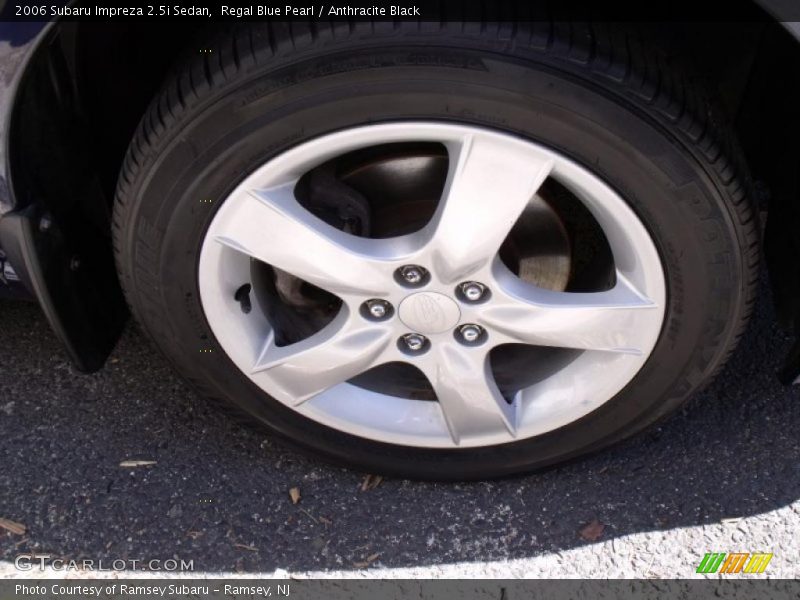 Regal Blue Pearl / Anthracite Black 2006 Subaru Impreza 2.5i Sedan