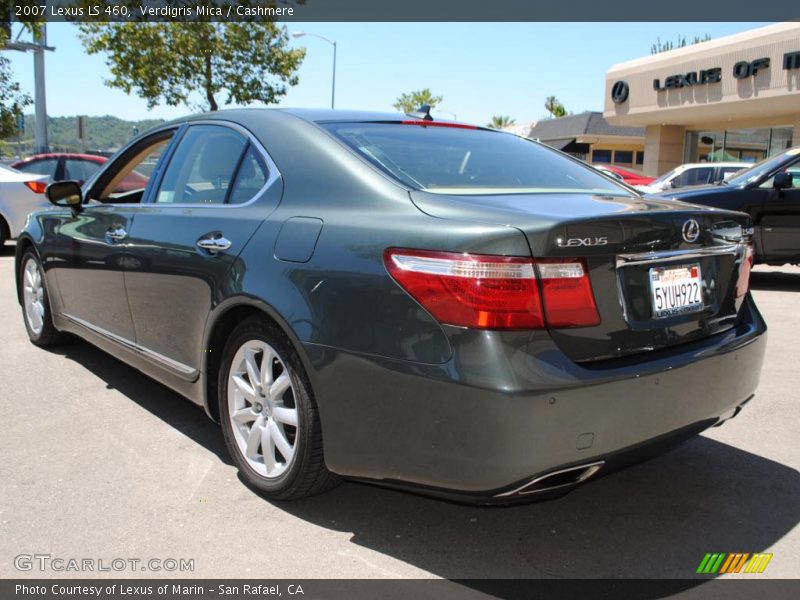 Verdigris Mica / Cashmere 2007 Lexus LS 460