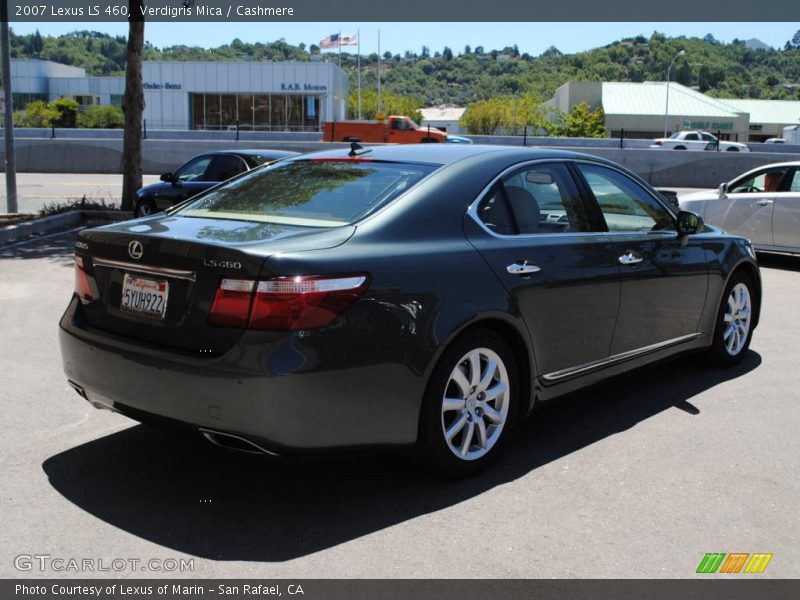 Verdigris Mica / Cashmere 2007 Lexus LS 460