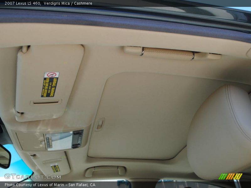 Verdigris Mica / Cashmere 2007 Lexus LS 460