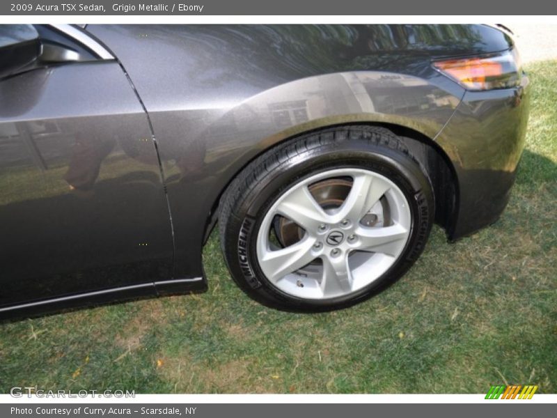 Grigio Metallic / Ebony 2009 Acura TSX Sedan
