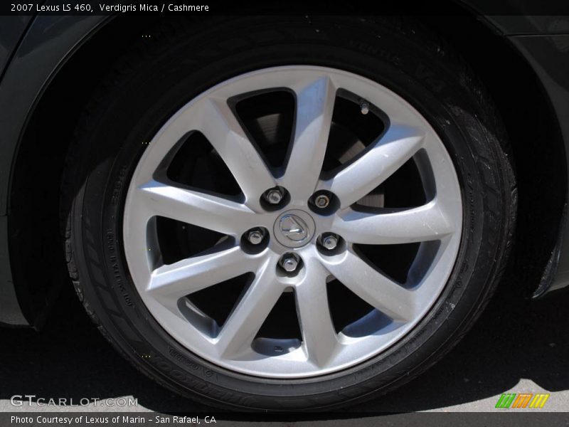 Verdigris Mica / Cashmere 2007 Lexus LS 460