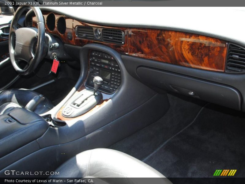 Platinum Silver Metallic / Charcoal 2001 Jaguar XJ XJ8
