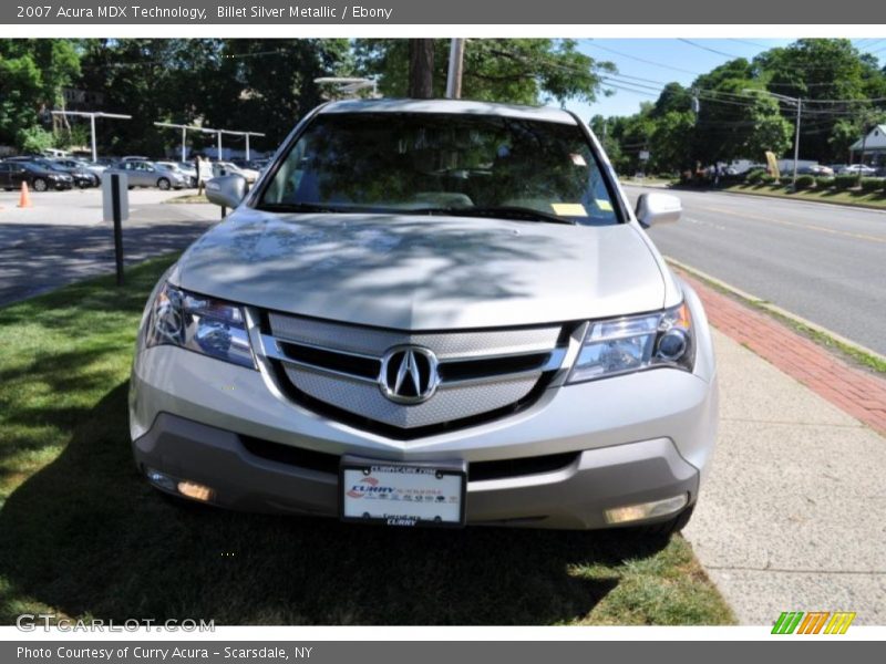 Billet Silver Metallic / Ebony 2007 Acura MDX Technology