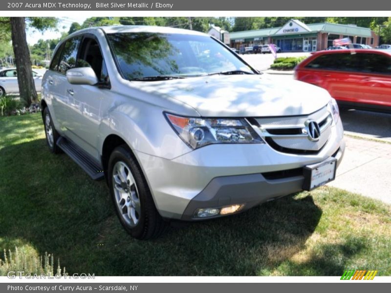 Billet Silver Metallic / Ebony 2007 Acura MDX Technology