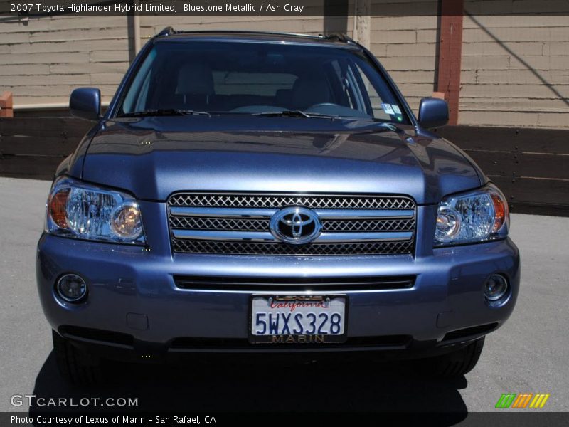 Bluestone Metallic / Ash Gray 2007 Toyota Highlander Hybrid Limited
