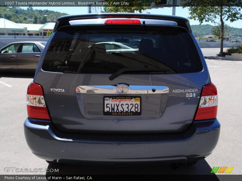 Bluestone Metallic / Ash Gray 2007 Toyota Highlander Hybrid Limited