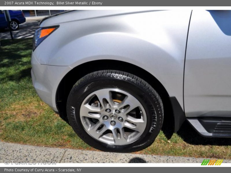 Billet Silver Metallic / Ebony 2007 Acura MDX Technology