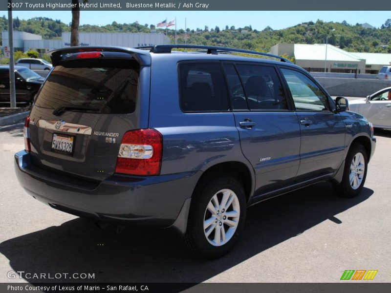 Bluestone Metallic / Ash Gray 2007 Toyota Highlander Hybrid Limited