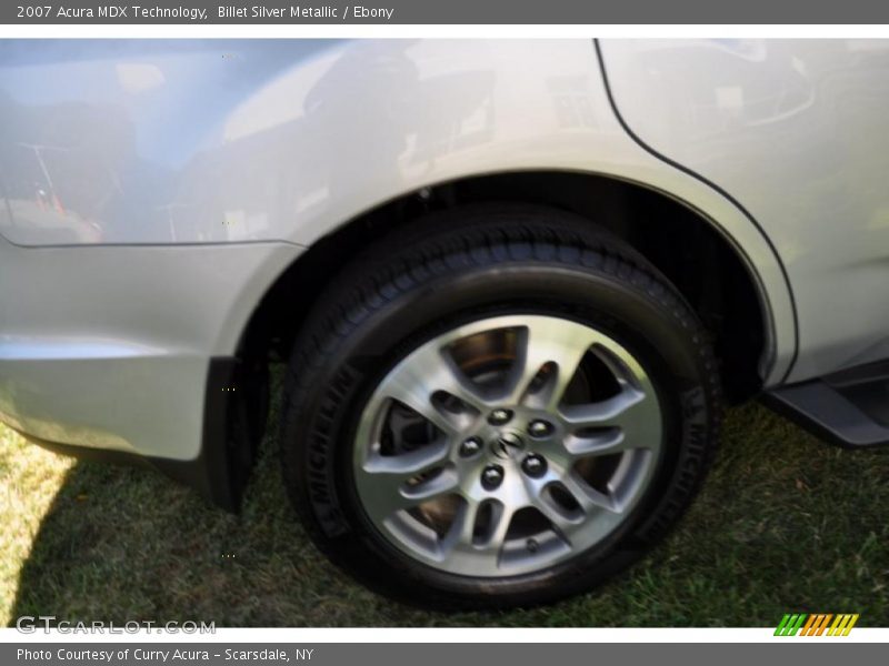 Billet Silver Metallic / Ebony 2007 Acura MDX Technology