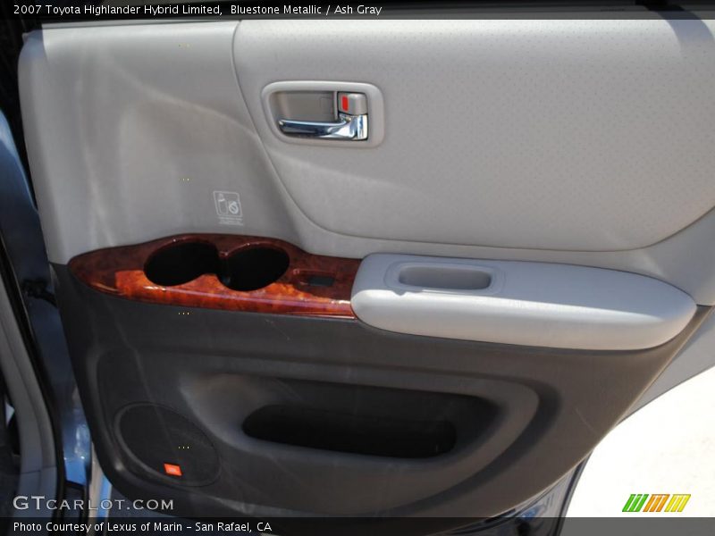 Bluestone Metallic / Ash Gray 2007 Toyota Highlander Hybrid Limited