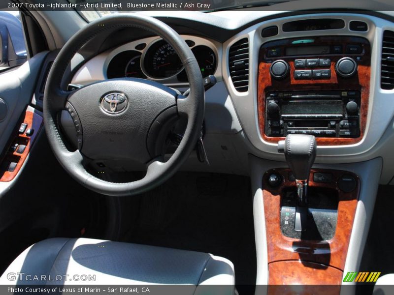 Bluestone Metallic / Ash Gray 2007 Toyota Highlander Hybrid Limited