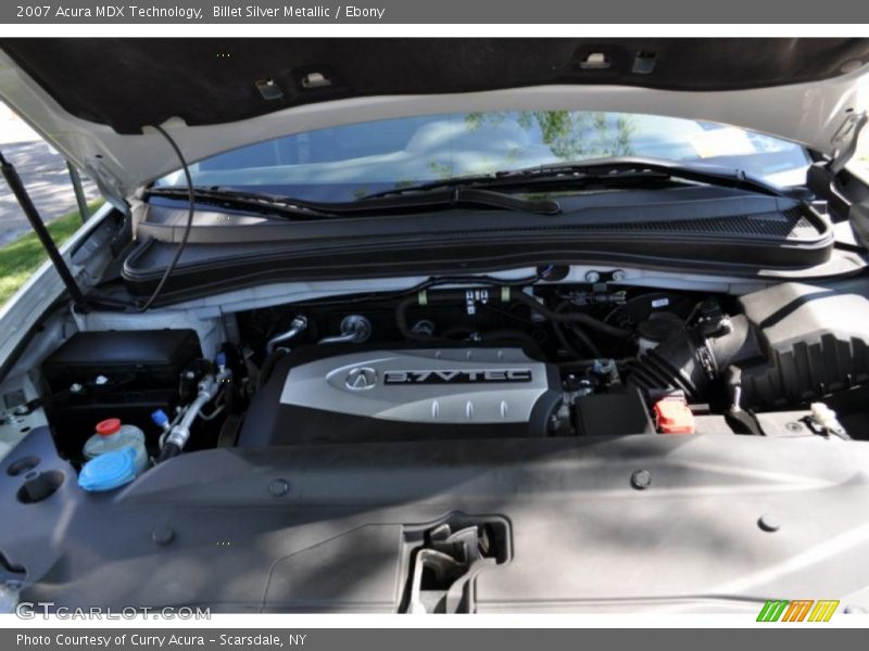 Billet Silver Metallic / Ebony 2007 Acura MDX Technology