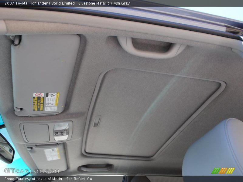Bluestone Metallic / Ash Gray 2007 Toyota Highlander Hybrid Limited