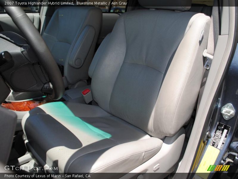 Bluestone Metallic / Ash Gray 2007 Toyota Highlander Hybrid Limited
