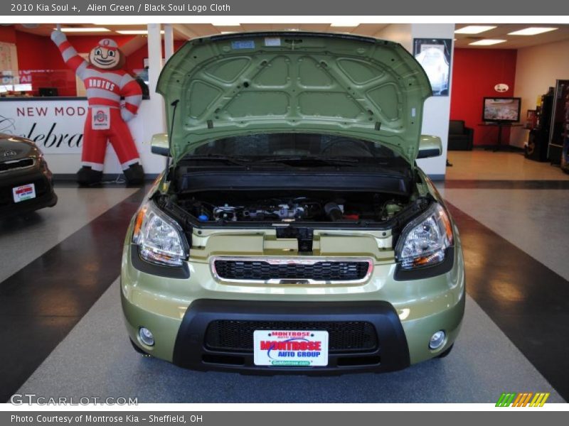 Alien Green / Black Soul Logo Cloth 2010 Kia Soul +