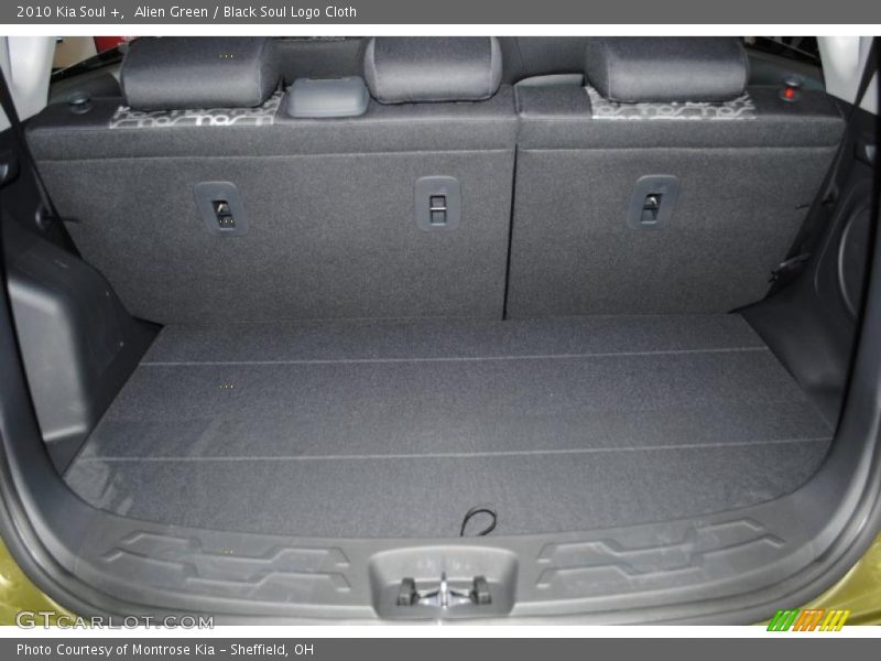 Alien Green / Black Soul Logo Cloth 2010 Kia Soul +