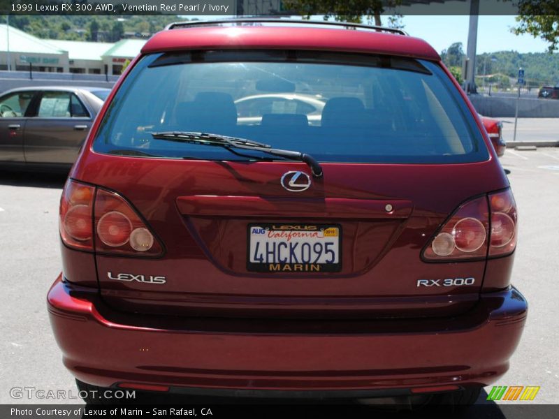 Venetian Red Pearl / Ivory 1999 Lexus RX 300 AWD