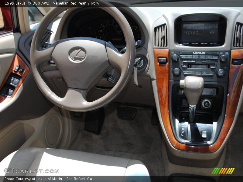 Venetian Red Pearl / Ivory 1999 Lexus RX 300 AWD