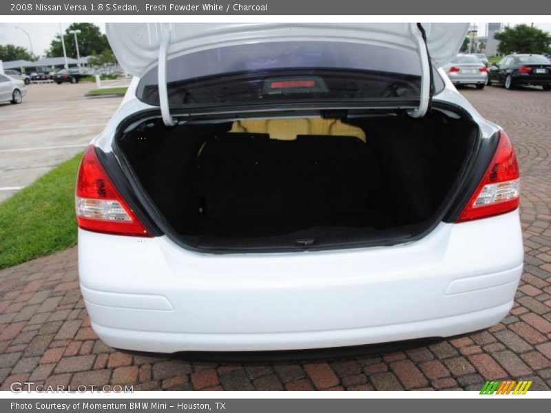 Fresh Powder White / Charcoal 2008 Nissan Versa 1.8 S Sedan