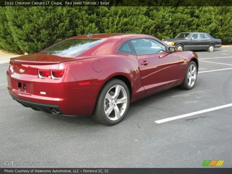 Red Jewel Tintcoat / Beige 2010 Chevrolet Camaro LT Coupe