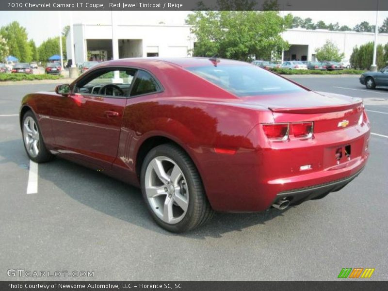 Red Jewel Tintcoat / Beige 2010 Chevrolet Camaro LT Coupe