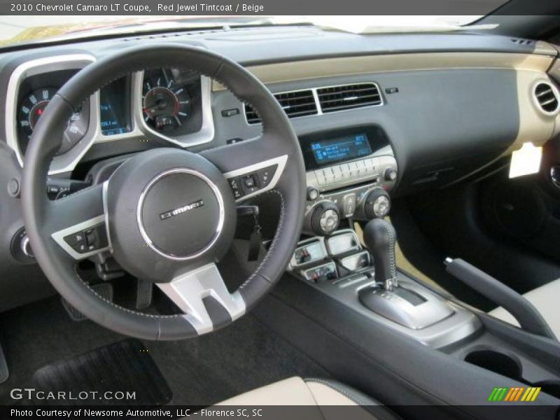 Red Jewel Tintcoat / Beige 2010 Chevrolet Camaro LT Coupe